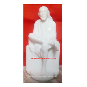 Estatua de Lord Sai Baba, estatua de mármol indio - Product Image 1