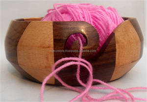 <b>Knitting</b> Wooden Yarn <b>Bowl</b> - Product Image 4