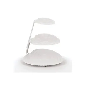 วัสดุโลหะตั้งเค้กอะลูมิเนียมดีไซน์โบราณสำหรับงานแต่งงานแฟนซี - Product Image 1