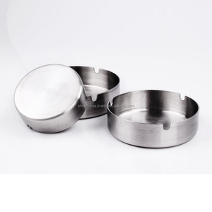 Cheap Prices Household <b>Portable</b> Stainless Steel Small Craft Single Modern <b>Ashtray</b> Metal Cigar <b>Ashtray</b> Wholesale - Product Image 1