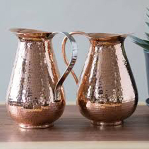 King-barril de cobre martillado puro 100%, taza de regalo para Moscow Mules, vasos de acero inoxidable, agua de acero - Product Image 5