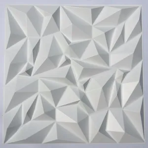 Wholesale 3d pvc wall panel home-Art wall decoration pared en pvc 3D wall panel for home