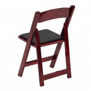 Mahogany Padded Wedding Chair - Product Image 1
