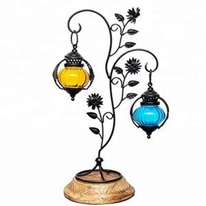Meilleur support en métal pour quantité en vrac Bougeoir Design personnalisé Exportateur indien Impression décorative pour la décoration de Noël à la maison - Product Image 1
