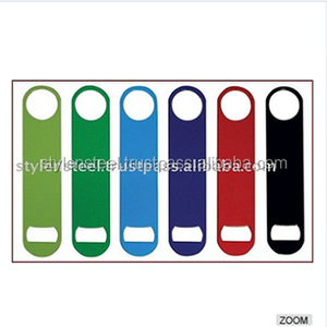 Custom Color and Logo <b>Stainless</b> <b>Steel</b> Blank <b>Flat</b> <b>Bar</b> Beer Bottle Opener Bottle Opener With Color <b>Stainless</b> <b>Steel</b> - Product Image 2
