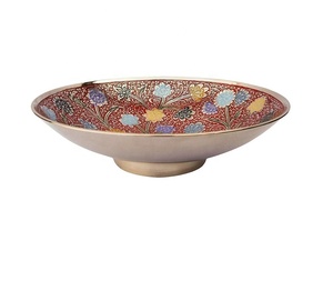 Grand bol décoratif en laiton de style antique Plat de service en métal martelé personnalisé pour les fruits fabriqués par le grossiste - Product Image 2