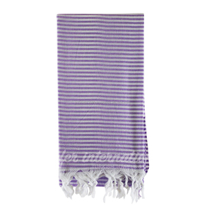 ผ้าขนหนูตุรกี,ผ้าขนหนูHamamขายส่งจากโรงงานตุรกี-ผ้าเช็ดตัวเดินทางบางลาเวนเดอร์ - Product Image 1