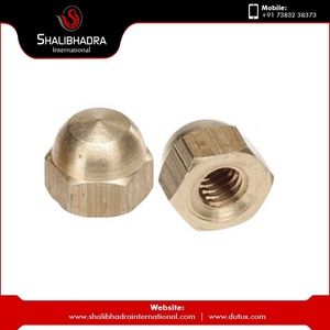 Tuerca de cabeza de cúpula de latón de alta calidad PN 82181 Tuercas Premium del fabricante de la India - Product Image 4