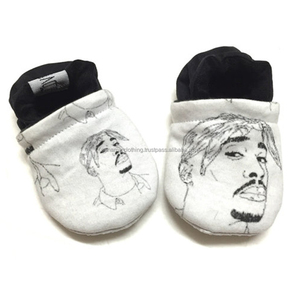 Bambins-bottines en coton biologique pour bébé, chaussures d'hiver, molletonnées, Extra doux, et chaud, de couleur bleue, nouvelle Collection 100% - Product Image 1