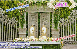 Pilares de fibra para decoración de escenarios, elemento decorativo de estilo asiático, para bodas, Bol de bollwood - Product Image 5