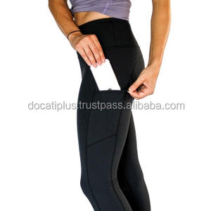 custom oem mobile <b>pocket</b> gym <b>leggings</b> for women - Product Image 5