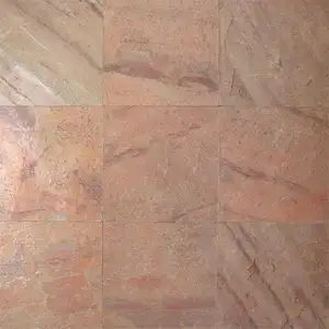Carreaux de quartzite indien en ardoise de cuivre de qualité supérieure naturels pour revêtement de mur de culture intérieure extérieure d'hôtel fabricant direct - Product Image 1