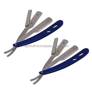 Lame de rasoir professionnel droit, fournitures de coiffeur, vente en gros, - Product Image 1