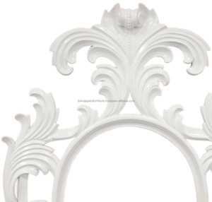 Muebles de espejo decorativos de madera blanca - Product Image 2