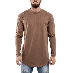 Top Quality ผู้ชายสบายๆแขนยาวผู้ชายเสื้อยืดผ้าฝ้าย100% ที่มีการพิมพ์ที่กำหนดเองเต็มแขนเสื้อยืดผู้ชาย - Product Image 4