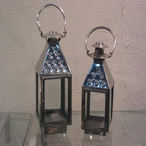 Candelabro cuadrado de acero inoxidable - Product Image 1