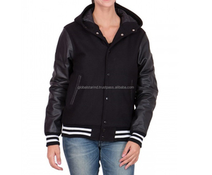 Venta al por mayor de calidad superior de invierno chaqueta de bombardero OEM de piel de oveja transpirable impermeable de procesamiento de punto de talla grande relleno de algodón - Product Image 5