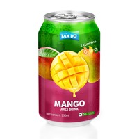Mango fruitsap drankje 330ml aluminium blik |   OEM Private Label |   Naar 100+ landen geëxporteerd