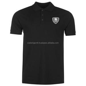 Polo personalizado de 100% algodón para hombre, camisa de manga corta, Polo ajustado, camisetas a precio mayorista - Product Image 3