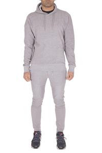 Pantalon moulant pour hommes, 2 pièces, côtelé sur la tête, tenue de jogging à capuche - Product Image 4