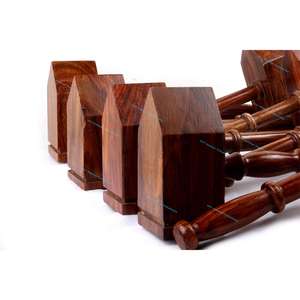 Wholesale Rose Wood Custom Gavels and Sound Block - Product Image 2