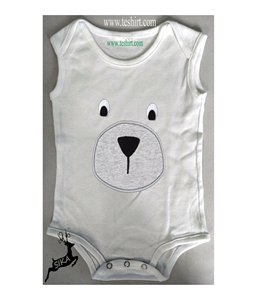 online shopping cheap wholesale factory direct price india undyed white romper oem design newborn romper organic bamboo cotton - Product Image 2