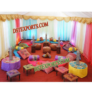 <b>Mehndi</b> Stage Moroccan Lamps Indian Wedding Stage <b>Decoration</b> Muslim Wedding Mehandi Night Stage - Product Image 1