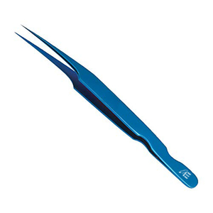 Ensemble de 6 pinces à extensions de cils en acier inoxydable japonais dans un kit magnétique (revêtement en titane bleu) - Product Image 3