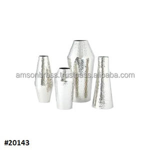 Finition personnalisée Vases traditionnels en aluminium de créateur Vases à fleurs en métal aluminium de qualité supérieure pour la décoration de mariages - Product Image 5