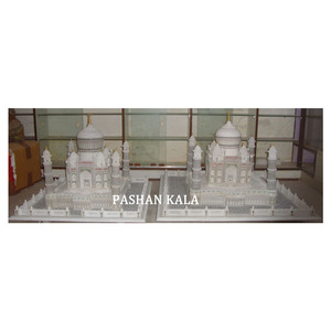 Taj Mahal <b>Valentines</b> Day Gift <b>Decorative</b> Moreover White Marble for Resort and Restaurant Manufacture for Wedding Party Gift - Product Image 1