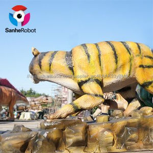 Tigre <span class=keywords><strong>de</strong></span> <span class=keywords><strong>dientes</strong></span> <span class=keywords><strong>de</strong></span> <span class=keywords><strong>sable</strong></span> electromecánicos realistas <span class=keywords><strong>de</strong></span> tamaño original al aire libre - Product Image 3