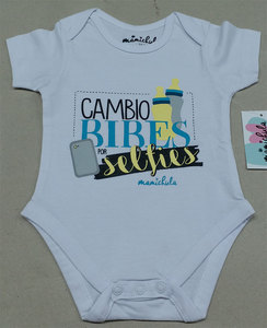 New Arrival Wholesale Baby <b>Romper</b> Newborn Baby Clothes <b>Romper</b> Hot Stamping Print Cotton Summer OEM Service Short BD Unisex - Product Image 3