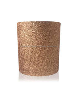 ขวดแก้วกากเพชรสีทองสำหรับตกแต่งบ้านโถเทียนแวววาวสีทองหรูหราประเภทอื่นๆที่วางเทียนโคมไฟและแจกัน - Product Image 2