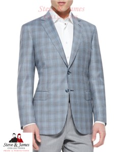 Veste et blazer de sport pour homme, sur mesure, 100% laine, tendance - Product Image 2