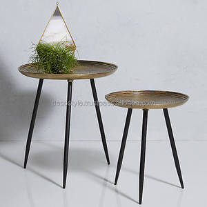 Ensemble de table basse en bois industriel - Product Image 4
