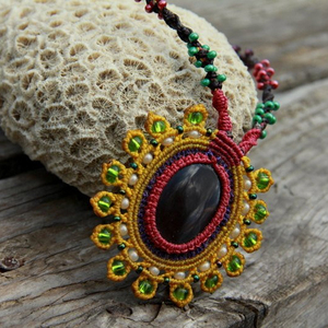 Collar con jaspe Hecho a Mano con Amor - Product Image 1