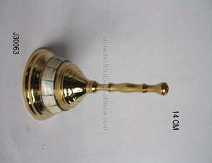 กระดิ่งคริสต์มาสโลหะเคลือบมุกและทองเหลืองขัดเงา พร้อมเทคนิคการชุบและพิมพ์ลาย ของที่ระลึก - Product Image 5