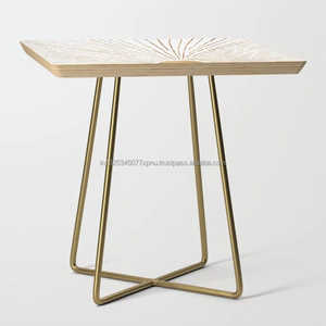Mesa lateral superior estampada redonda - Product Image 3