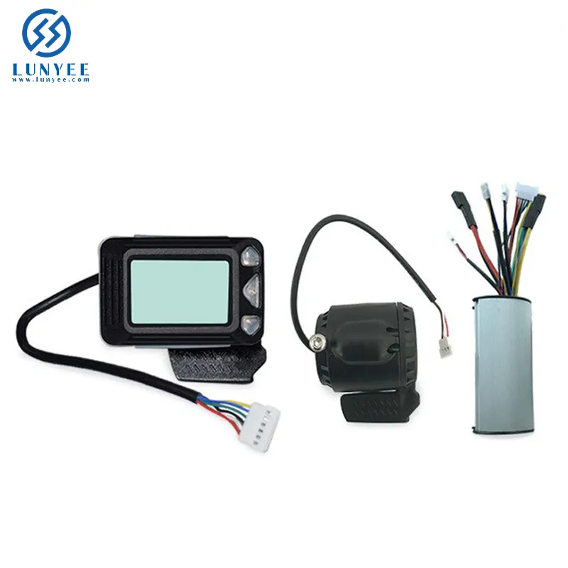 Ebike Controller Brake LCD display 24V 250W Carbon Fiber Electric Scooter Controller Brushless Motor Electric Bicycle Accessory