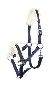 Collier de cheval rembourré blanc, 3 m, en peluche, menottes, licou - Product Image 6
