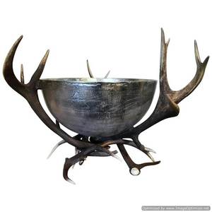 Nuevo cuenco de Color negro de Metal con patrón antiguo con cuenco Base de asta para vajilla más vendida cuenco para servir a precio asequible - Product Image 1