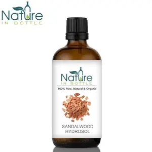 Organic Sandalwood Hydrosol | Indian Sandal Wood Hydrosol | Sandal Floral Water - 100% Pure and Natural