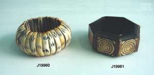 Bracelets en incrustation de nacre et incrustation de corne extensibles de haute qualité Bracelets de forme ovale pour femmes et filles. - Product Image 4