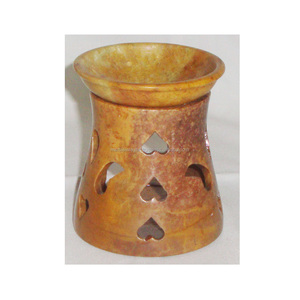 Soapstone Indian Aroma Oil Lamp - Product Image 1