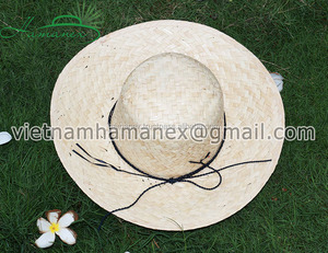 2018 nueva moda mujer sombrilla Palm Hat con cinta elegante sombrero de paja - Product Image 4