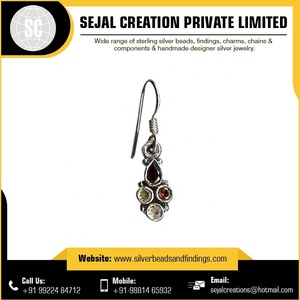 Boucles d'oreilles en pierres précieuses pour femmes en argent sterling 925 pour la fête de mariage ou le prix de vente de cadeau pour toute occasion - Product Image 3