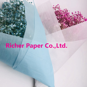 Papier de soie couleurs mélangées, 50 pièces 17gsm, pour emballage des vêtements et cadeau - Product Image 5