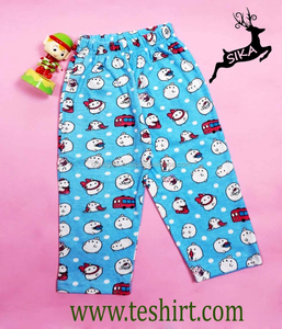 กางเกงผ้าฝ้ายย้อมสีสำหรับเด็กทารกกางเกงฮาเร็มทำจากไม้ไผ่ออร์แกนิก - Product Image 2