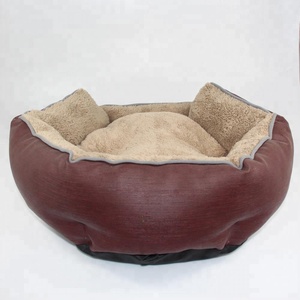 Fournisseur de lit pour animaux domestiques, accessoires de luxe, rond, pour chiens, chats, fabriqué au Vietnam, vente en gros, - Product Image 4