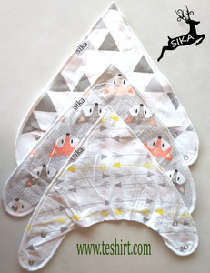 ผ้าฟลีซคอตตอนออร์แกนิกเด็ก,ผ้าฝ้ายพิมพ์ลายแฟชั่นสองชั้น - Product Image 3
